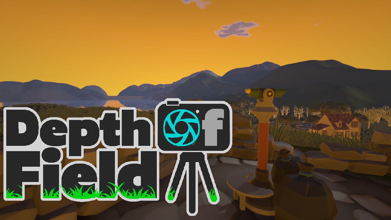 Depth of Field early prototype scene